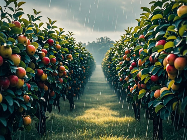 降雨頻繁對果園的影響及管理注意事項